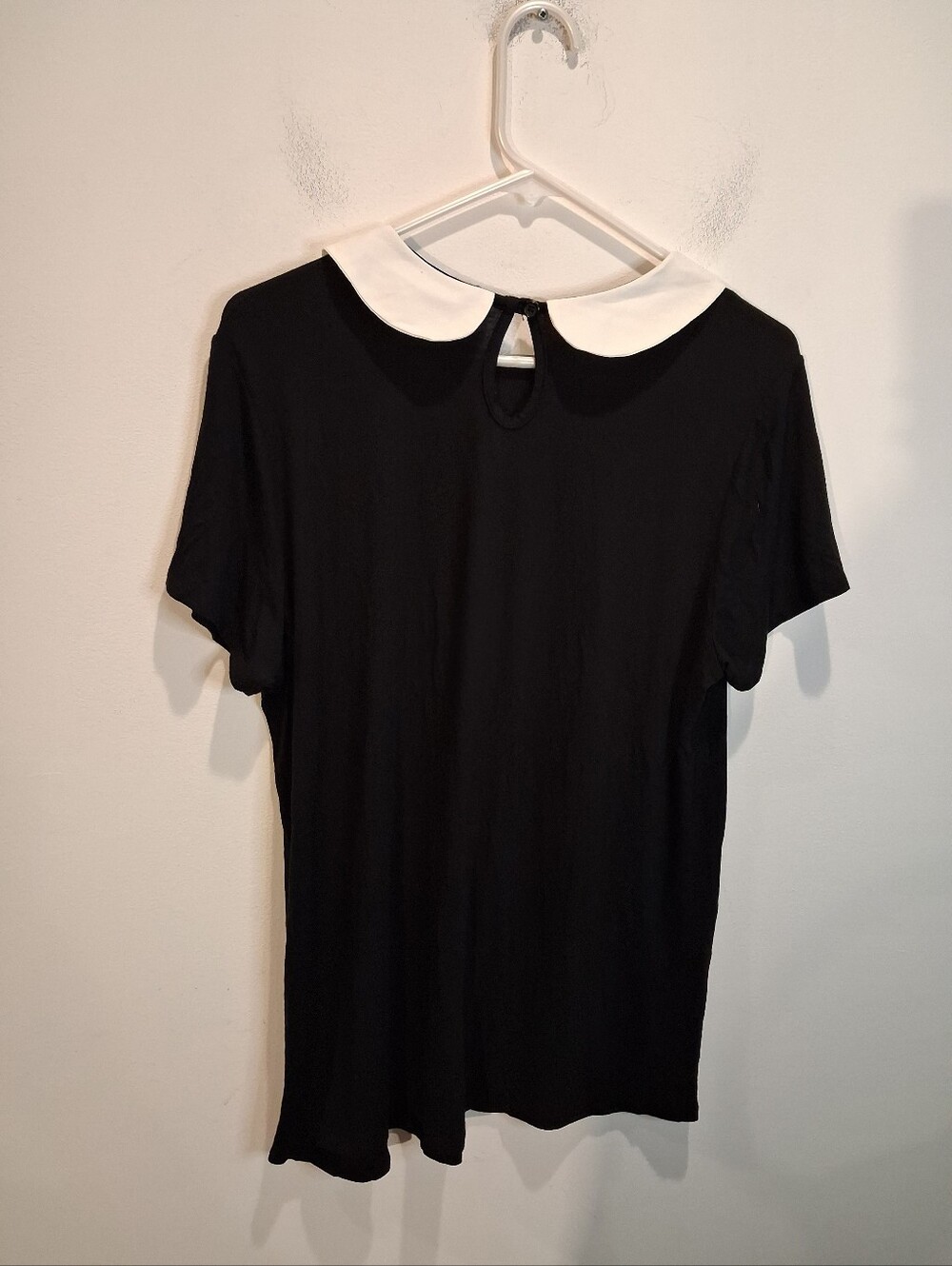 Hot Topic Size XL Ouiji Board Witchy Graphic Tshirt Peter Pan Collar - Picture 3 of 7